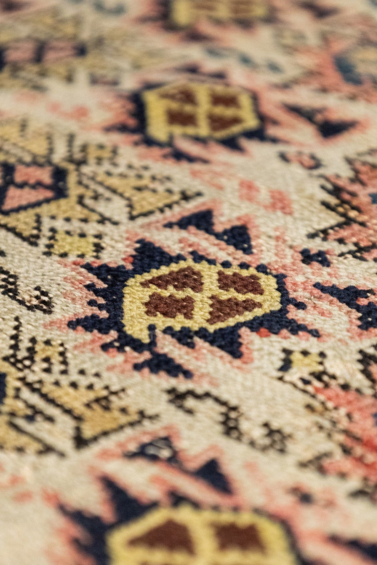 Vintage Shirvan Handwoven Tribal Rug, J89653