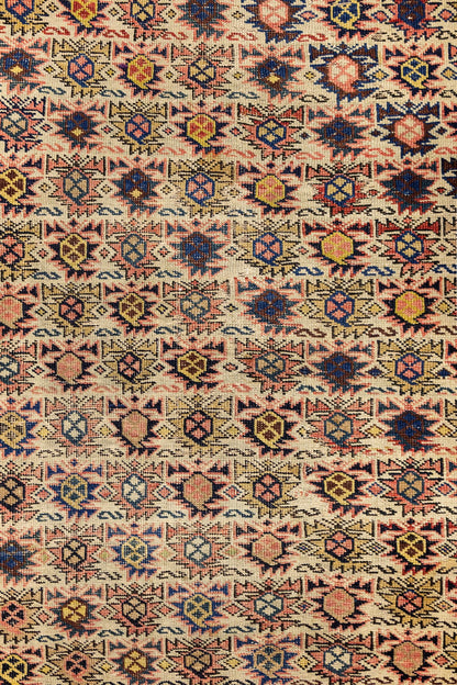 Vintage Shirvan Handwoven Tribal Rug, J89653