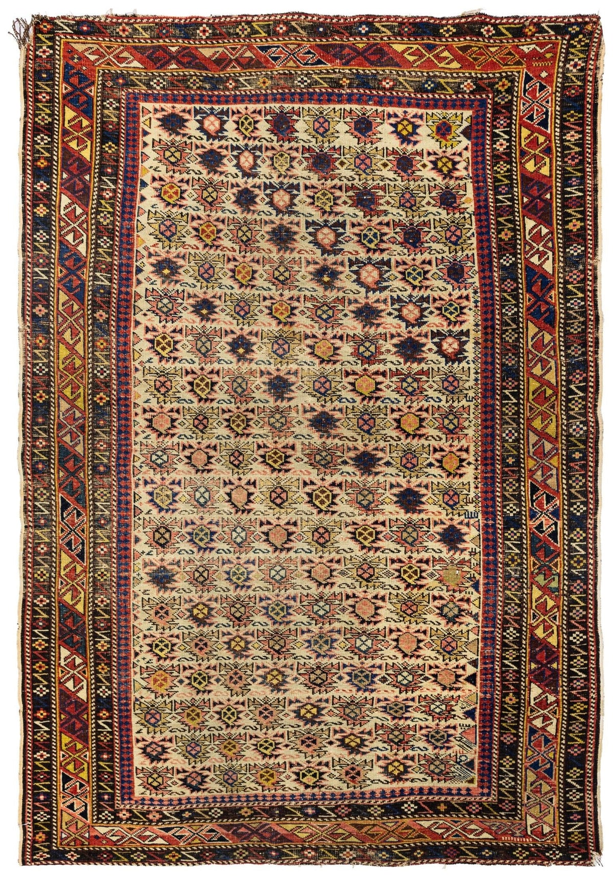 Vintage Shirvan Handwoven Tribal Rug