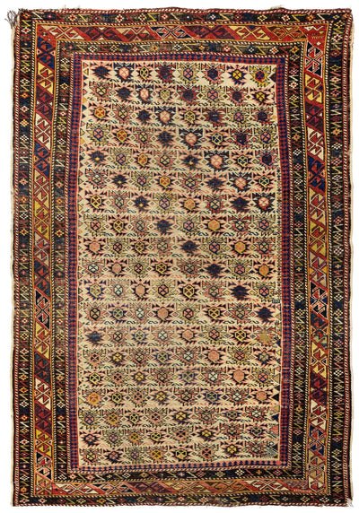 Vintage Shirvan Handwoven Tribal Rug