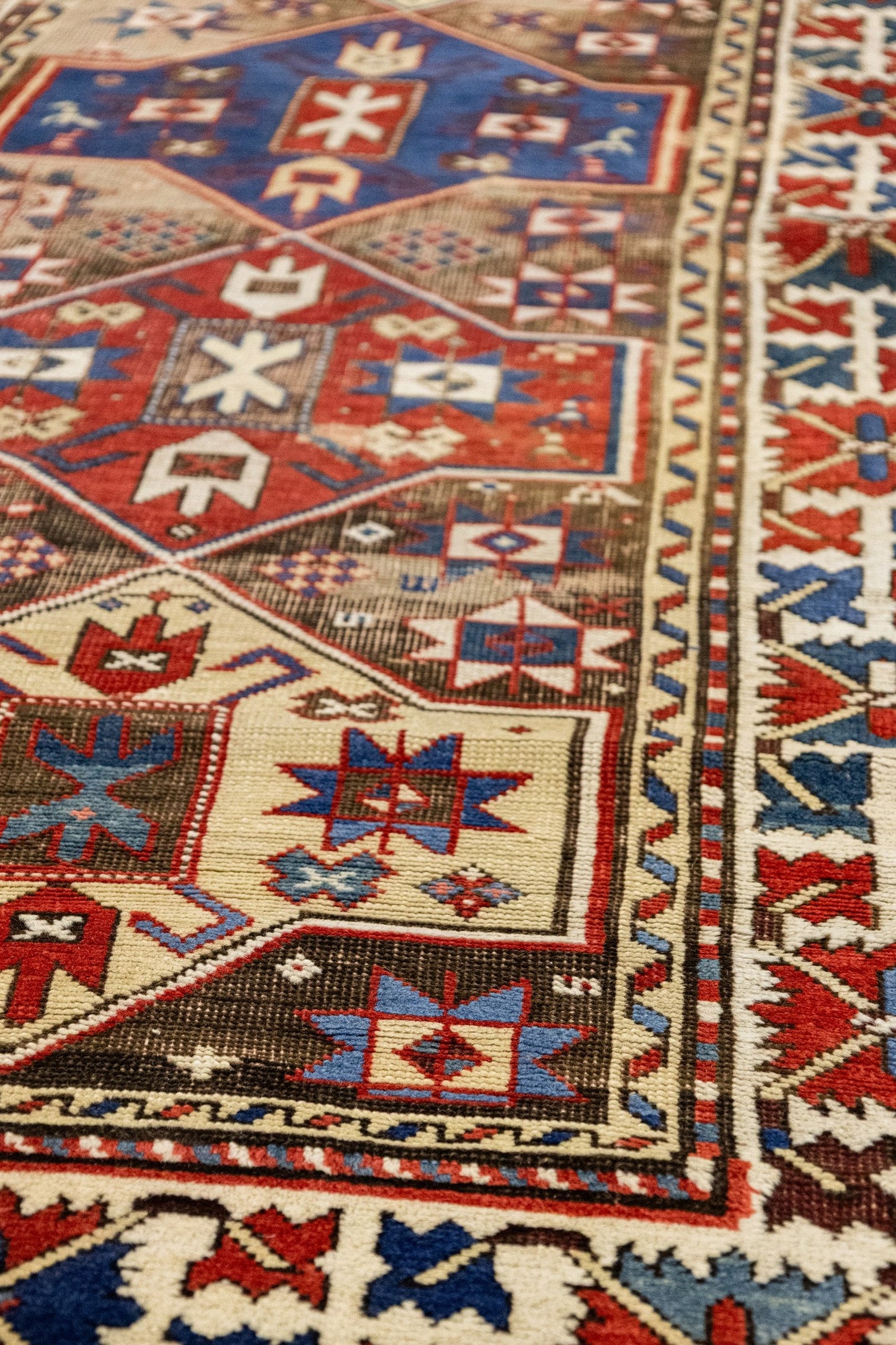 Vintage Shirvan Handwoven Tribal Rug, T87963