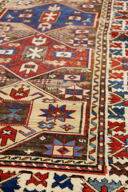 Vintage Shirvan Handwoven Tribal Rug, T87963