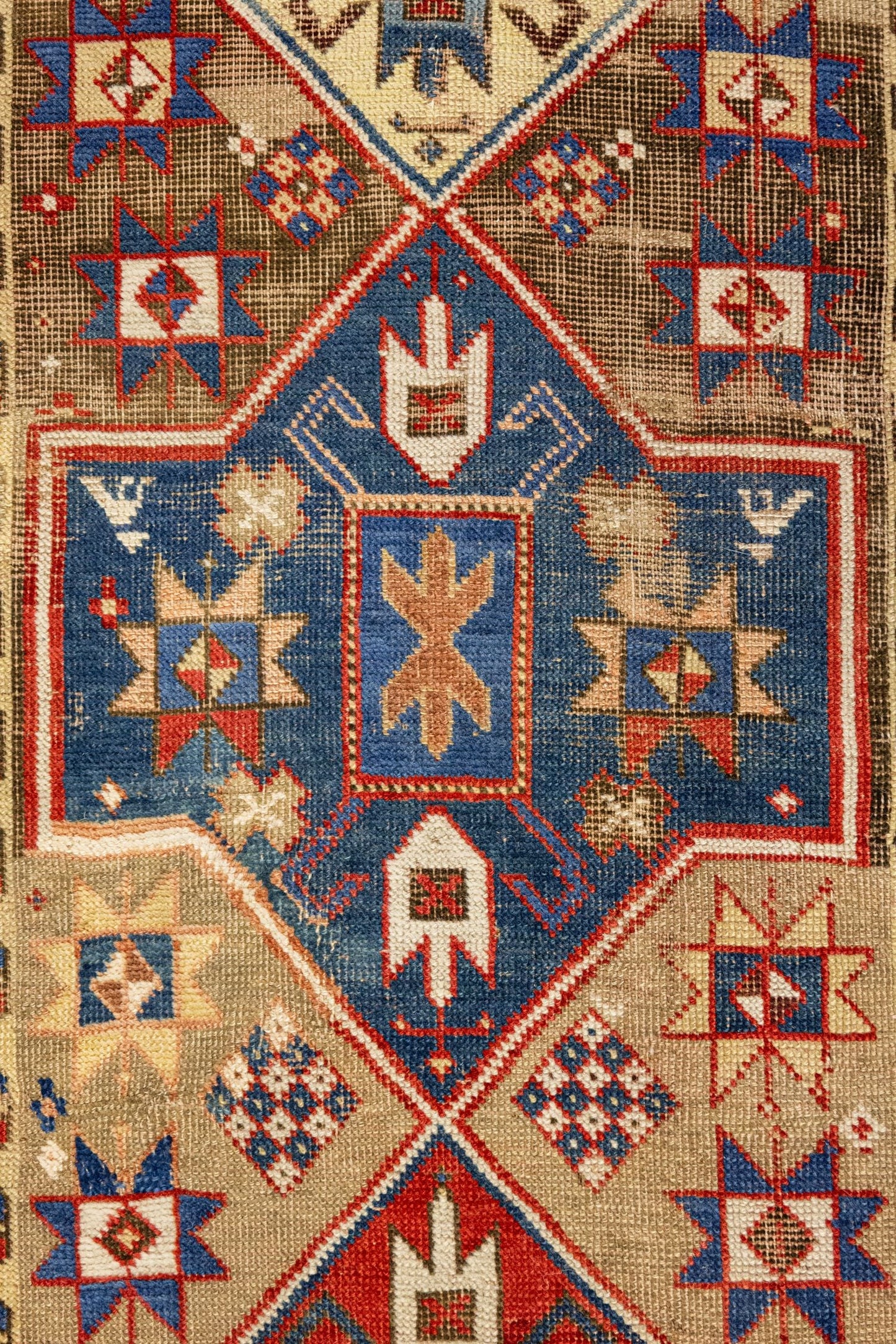 Vintage Shirvan Handwoven Tribal Rug, T87963