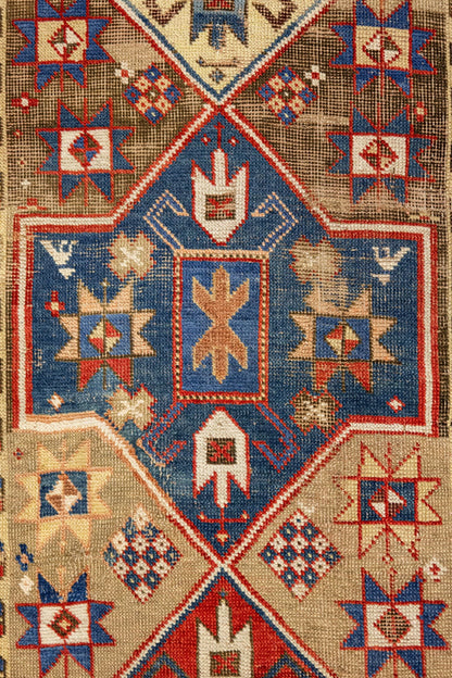 Vintage Shirvan Handwoven Tribal Rug, T87963