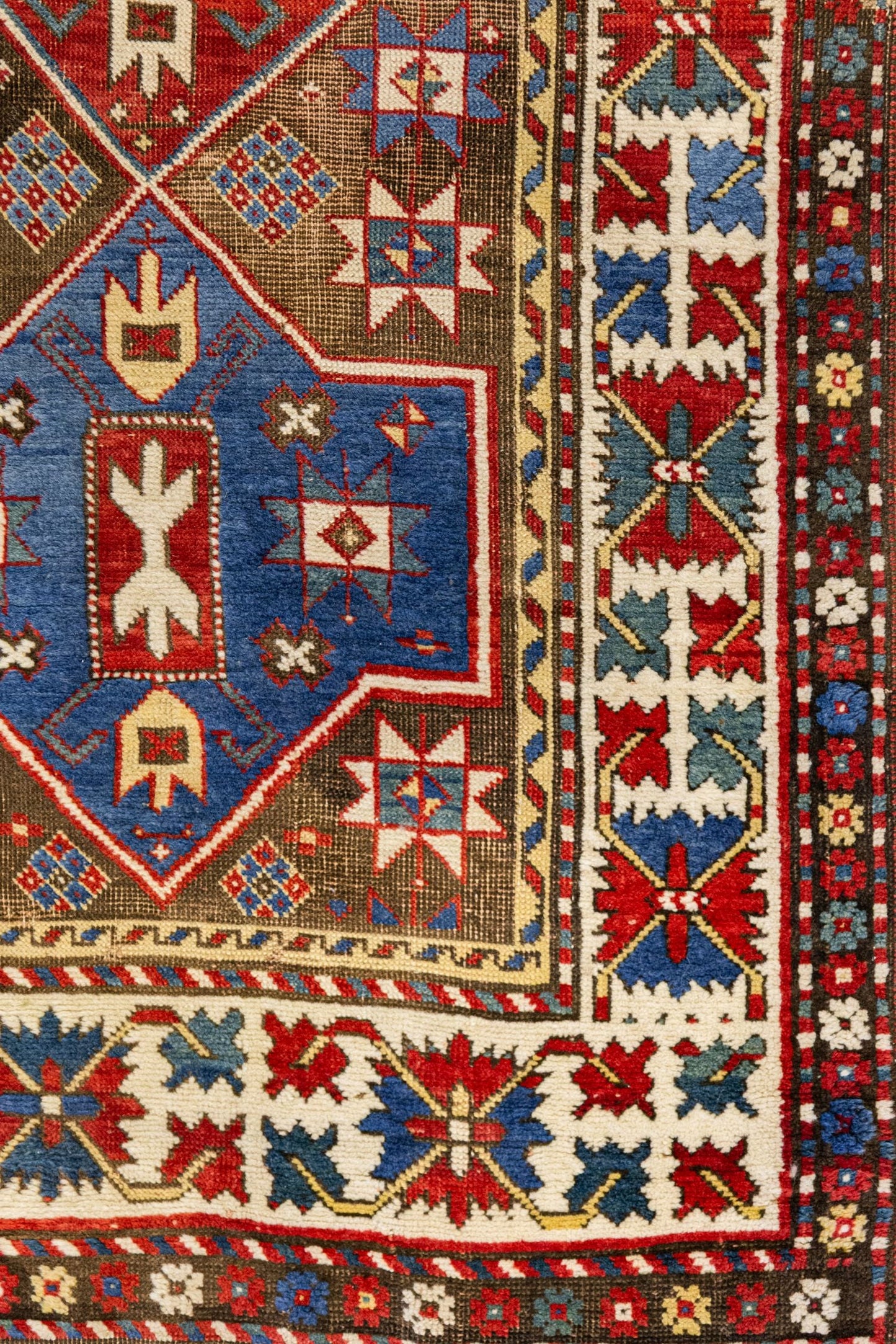 Vintage Shirvan Handwoven Tribal Rug, T87963