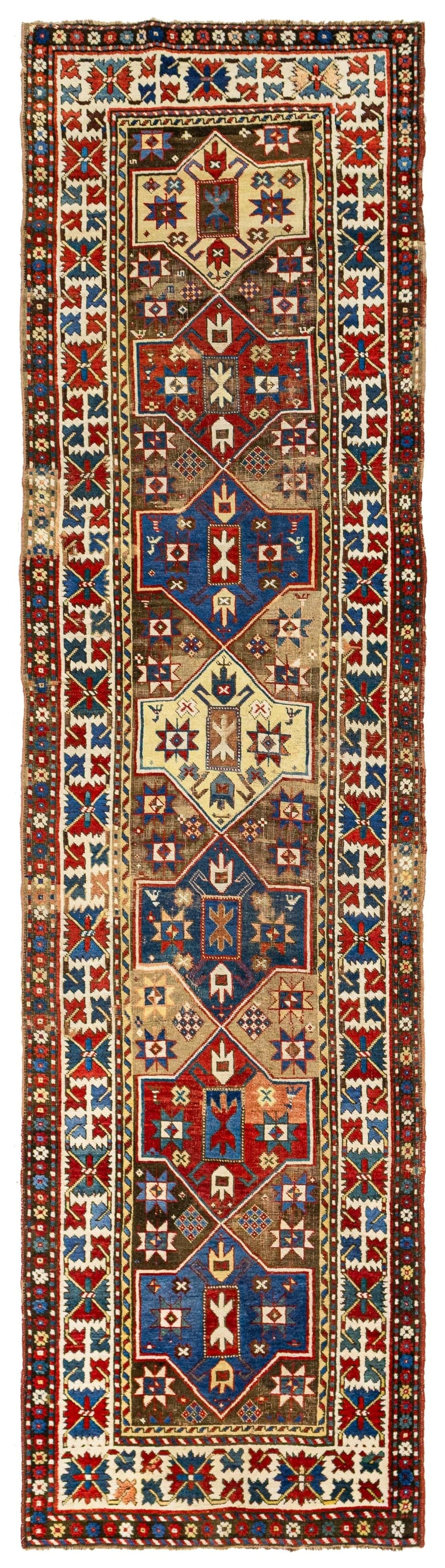 Vintage Shirvan Handwoven Tribal Rug