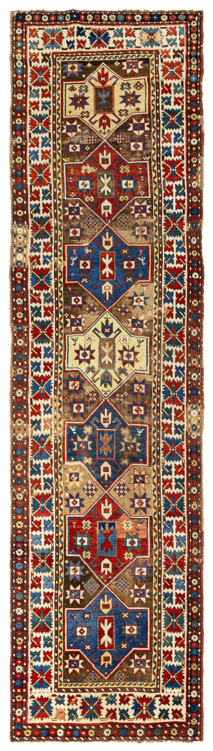 Vintage Shirvan Handwoven Tribal Rug
