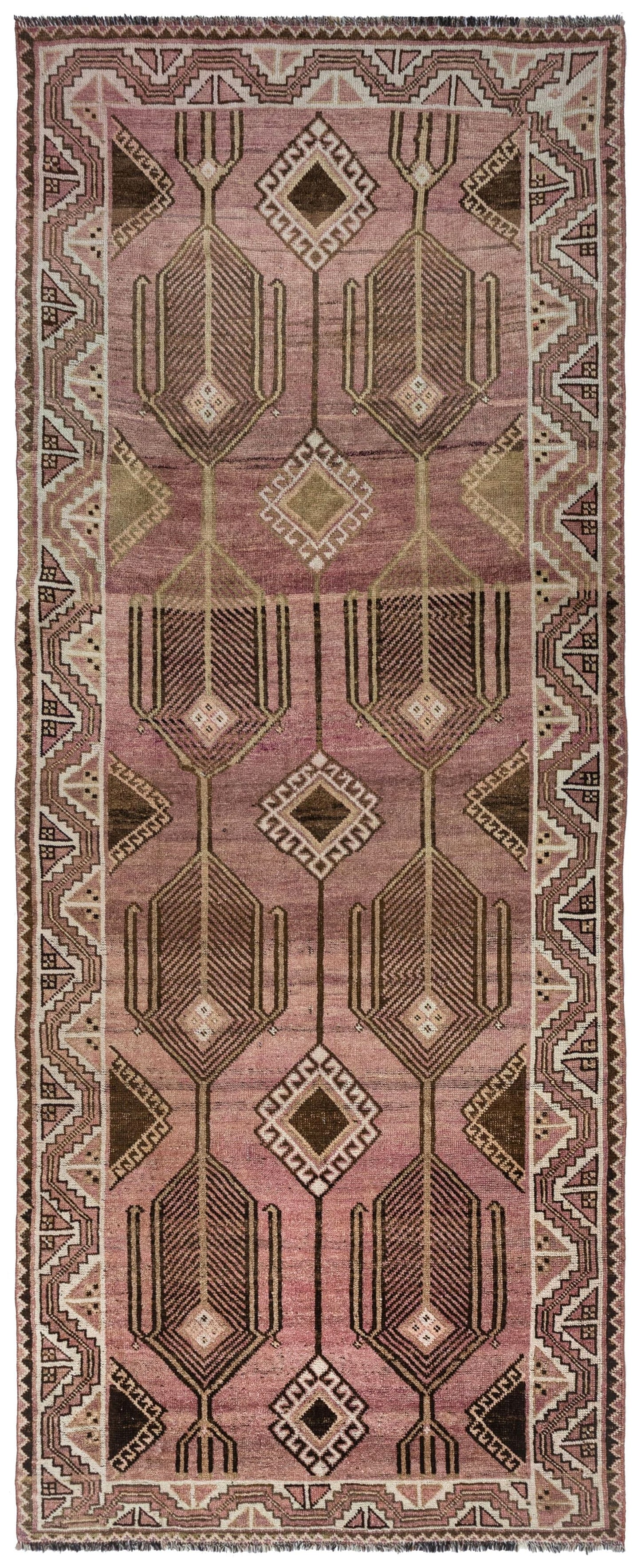 Vintage Sirjan Handwoven Tribal Rug