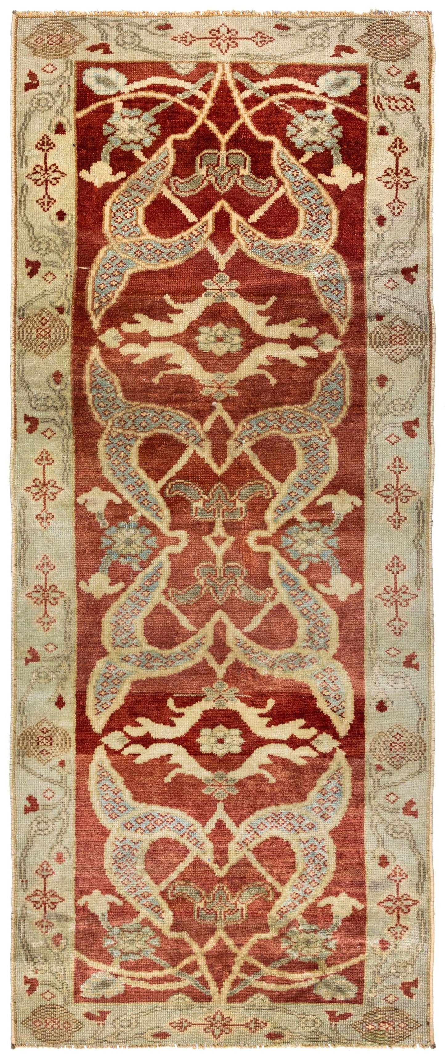 Vintage Sivas Handwoven Tribal Rug