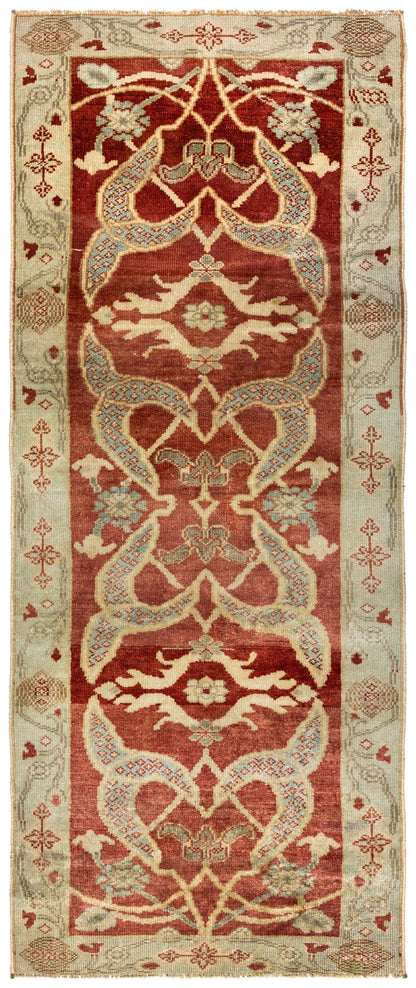 Vintage Sivas Handwoven Tribal Rug