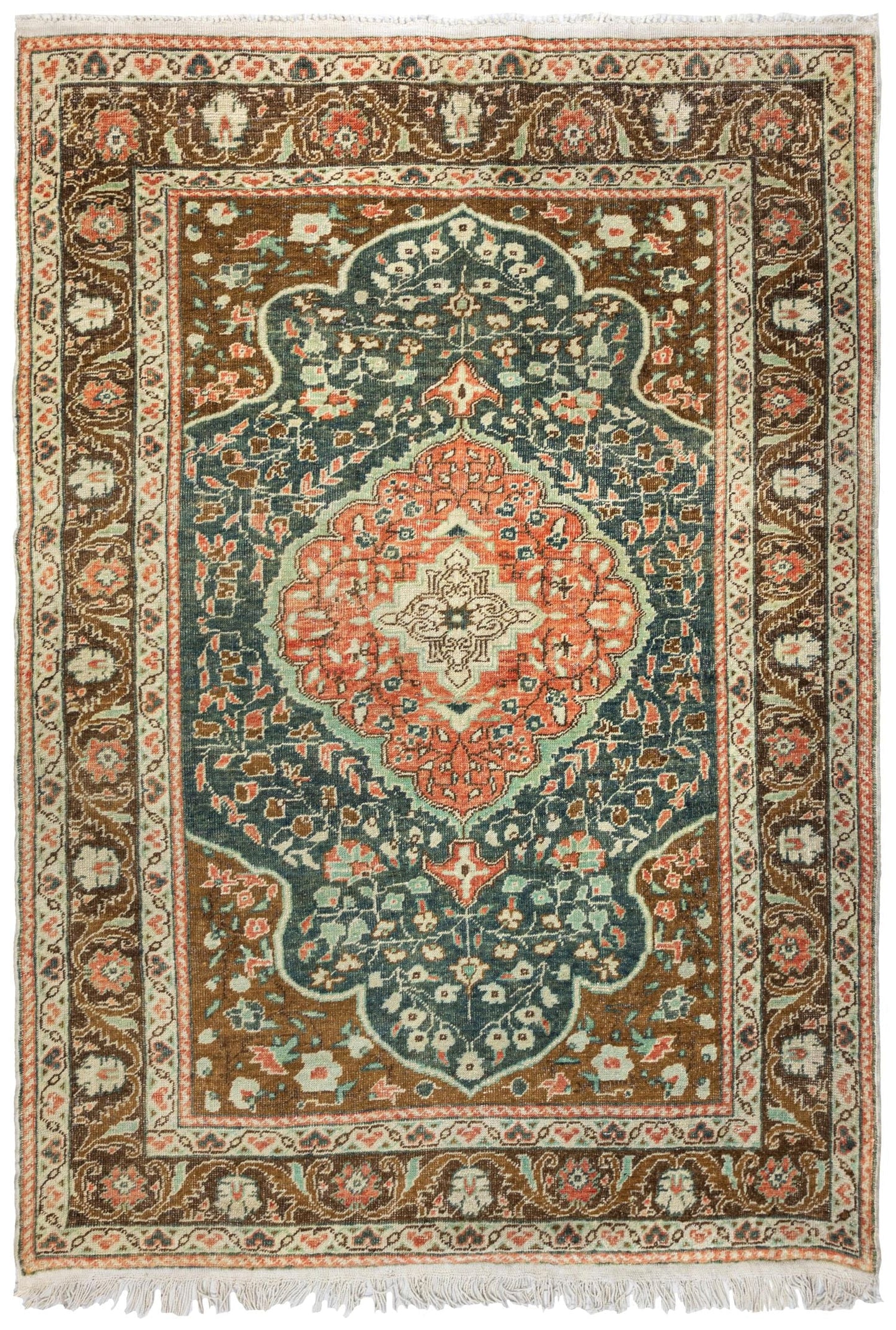 Vintage Sivas Handwoven Tribal Rug