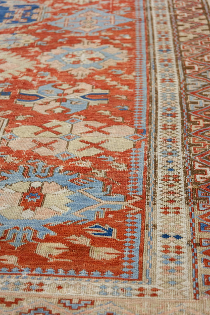 Vintage Soumak Handwoven Tribal Rug, J70608