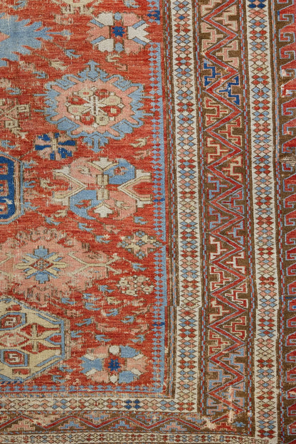 Vintage Soumak Handwoven Tribal Rug, J70608