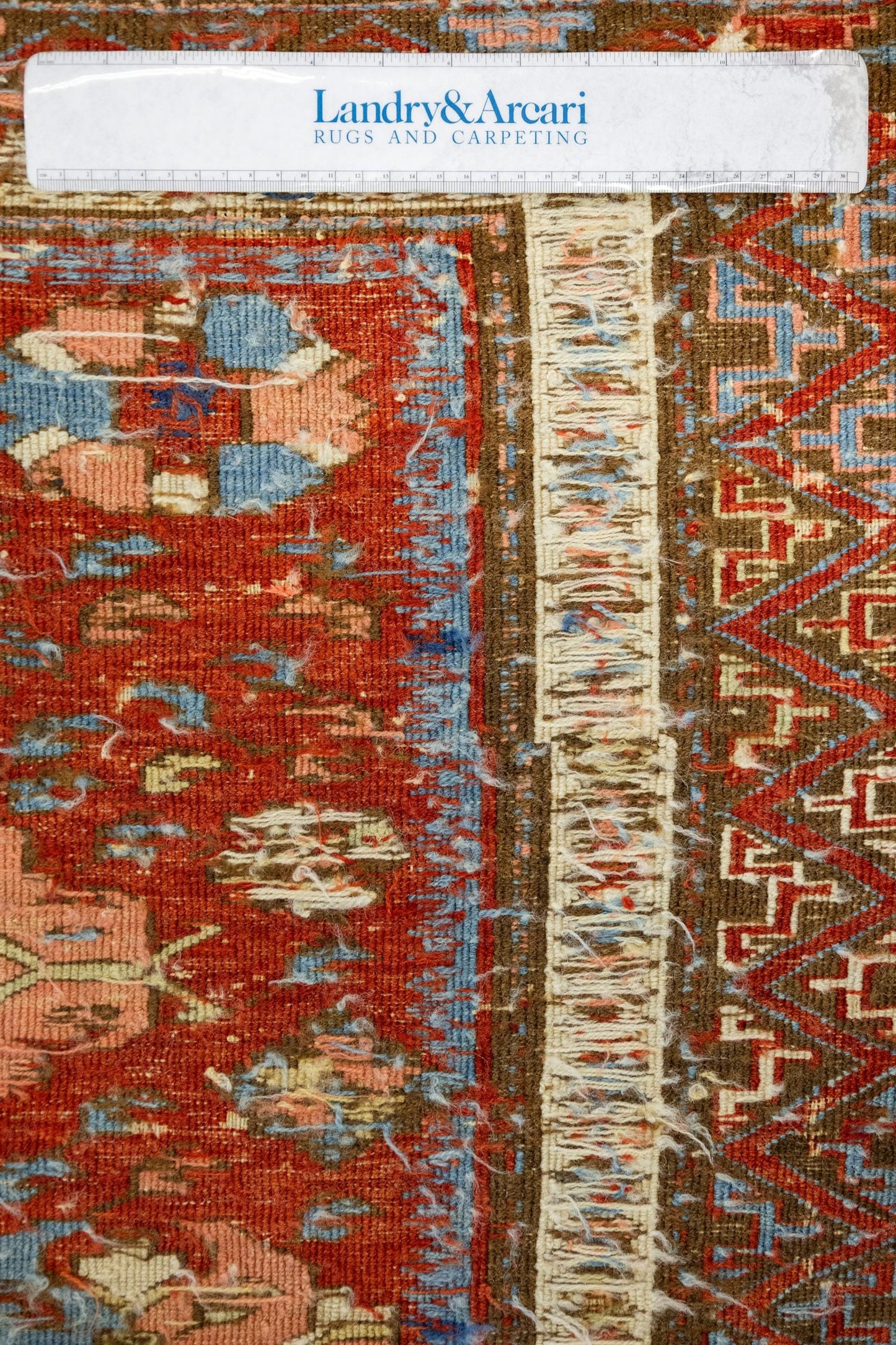 Vintage Soumak Handwoven Tribal Rug, J70608
