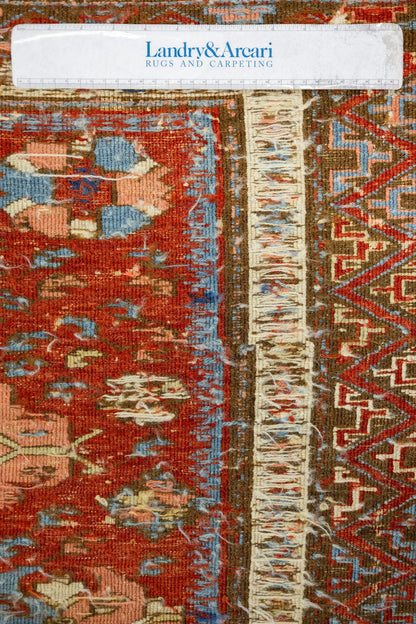 Vintage Soumak Handwoven Tribal Rug, J70608