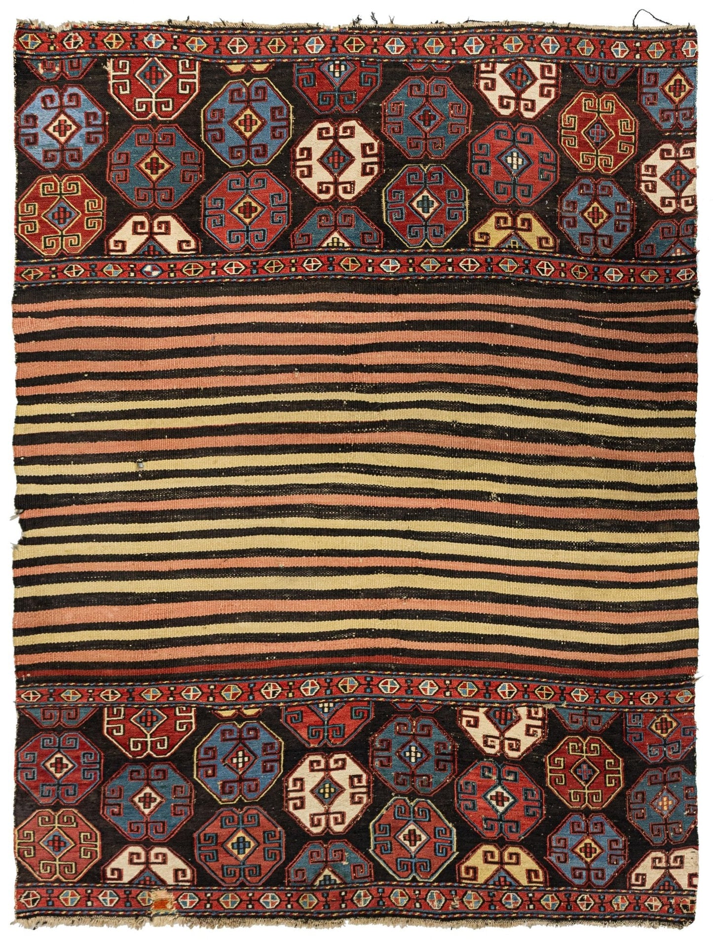 Antique Soumak Handwoven Tribal Rug