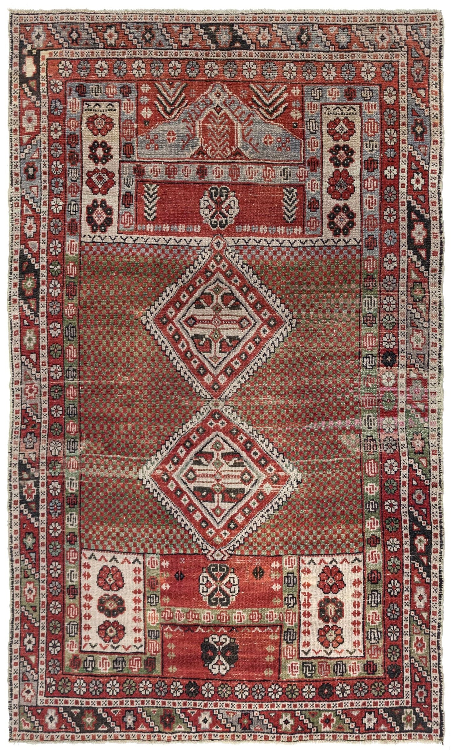 Vintage Sparta Handwoven Tribal Rug