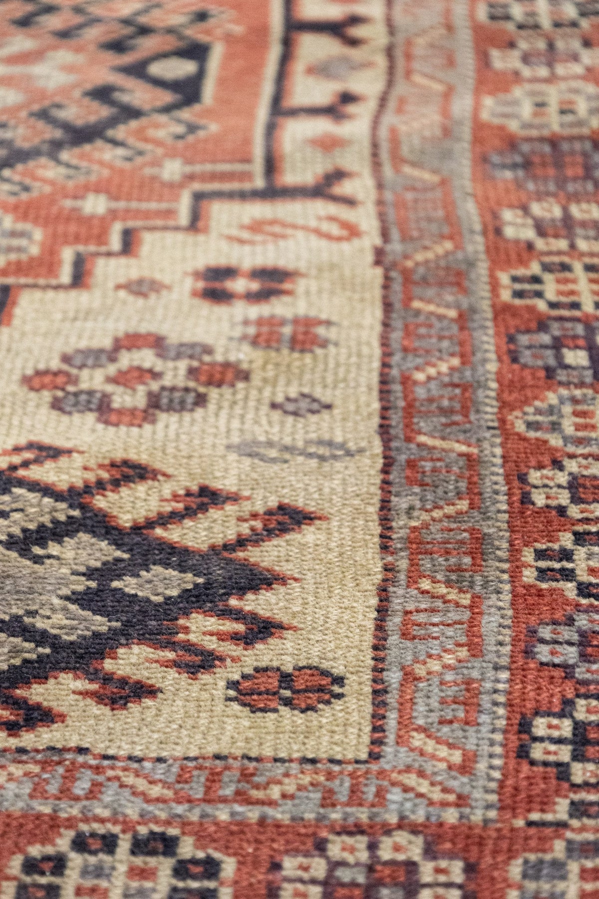 Vintage Sparta Handwoven Tribal Rug, J89148