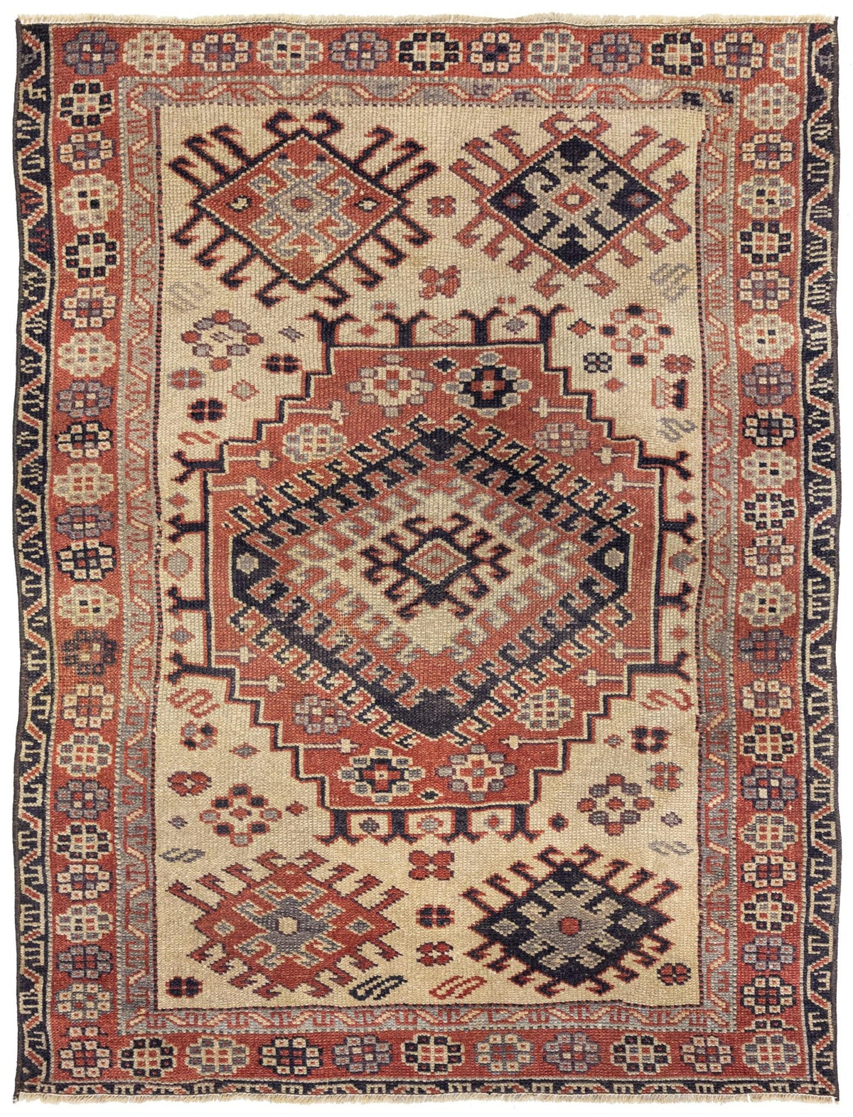 Vintage Sparta Handwoven Tribal Rug