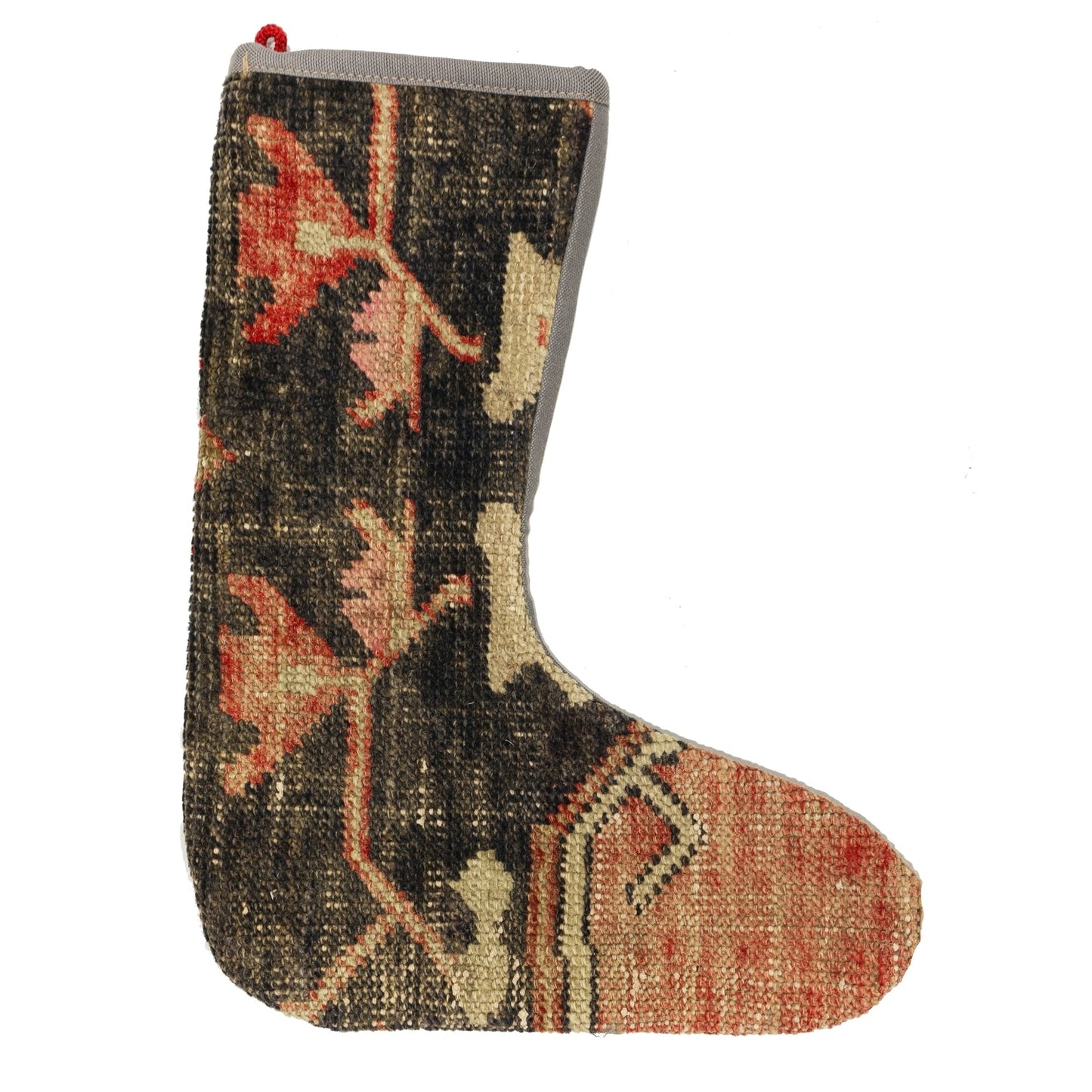 Vintage Stocking Handwoven Tribal Rug