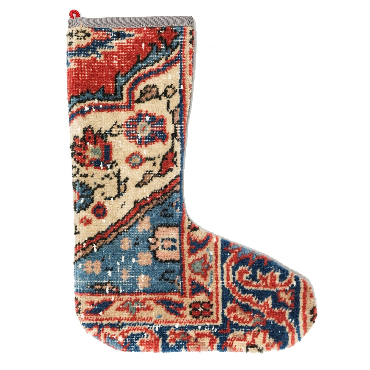Vintage Stocking Handwoven Tribal Rug