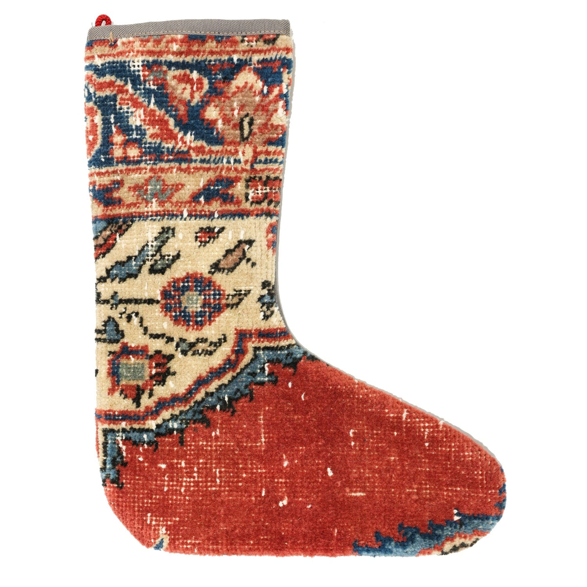 Vintage Stocking Handwoven Tribal Rug