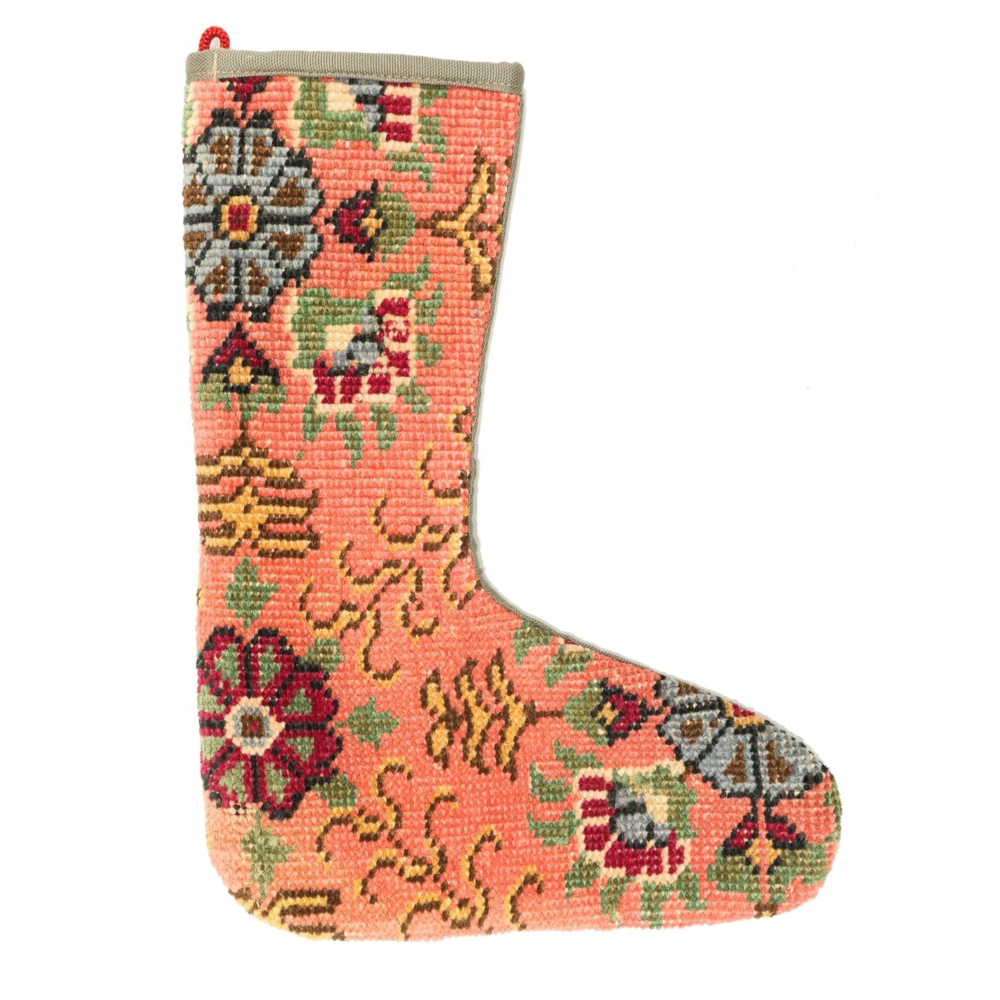 Vintage Stocking Handwoven Tribal Rug