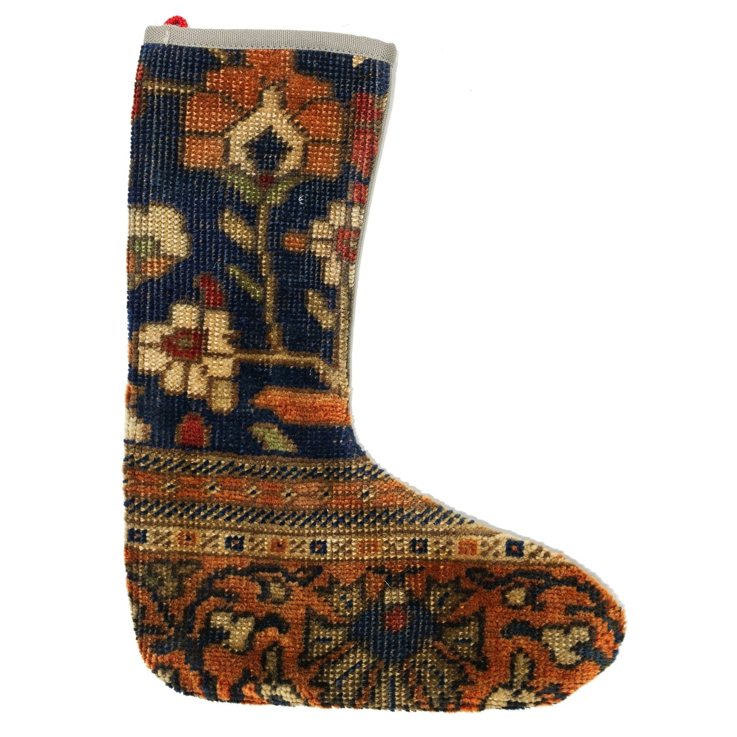 Vintage Stocking Handwoven Tribal Rug