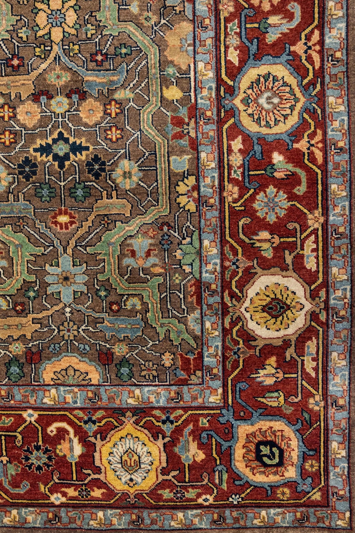 Strap Heriz Handwoven TribalRug, J88139