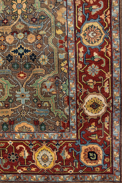 Strap Heriz Handwoven TribalRug, J88139