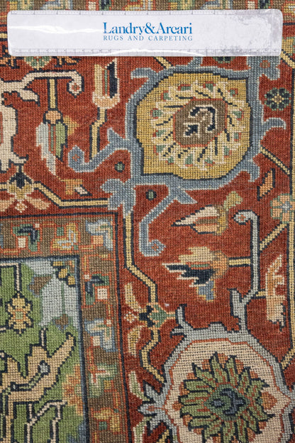 Strap Heriz Handwoven TribalRug, J88141