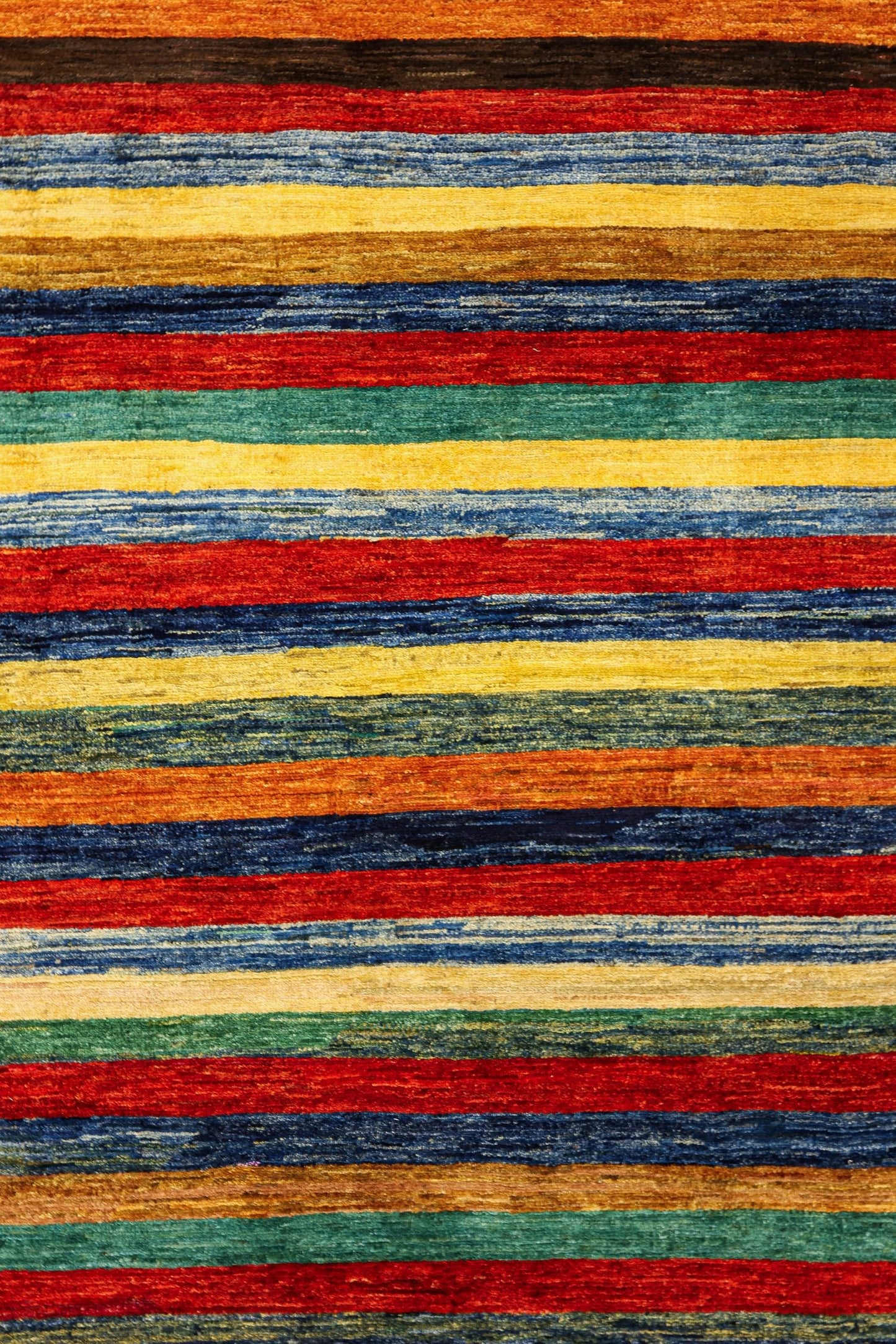 Stripes Handwoven Tribal Rug, J79548