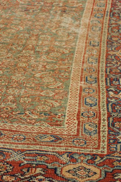 Vintage Sultanabad Handwoven Tribal Rug, J73858