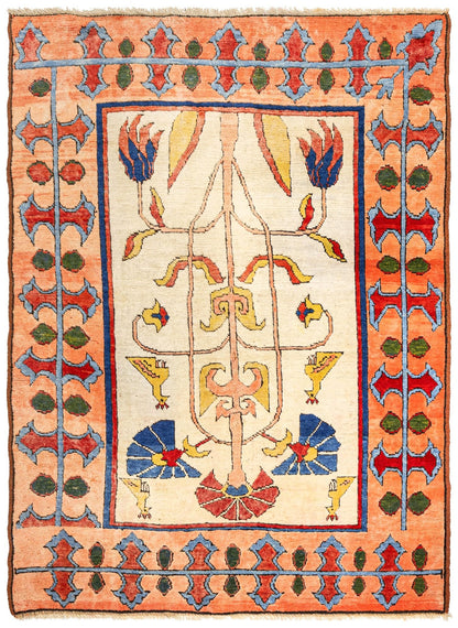 Vintage Sultanhani Handwoven Tribal Rug