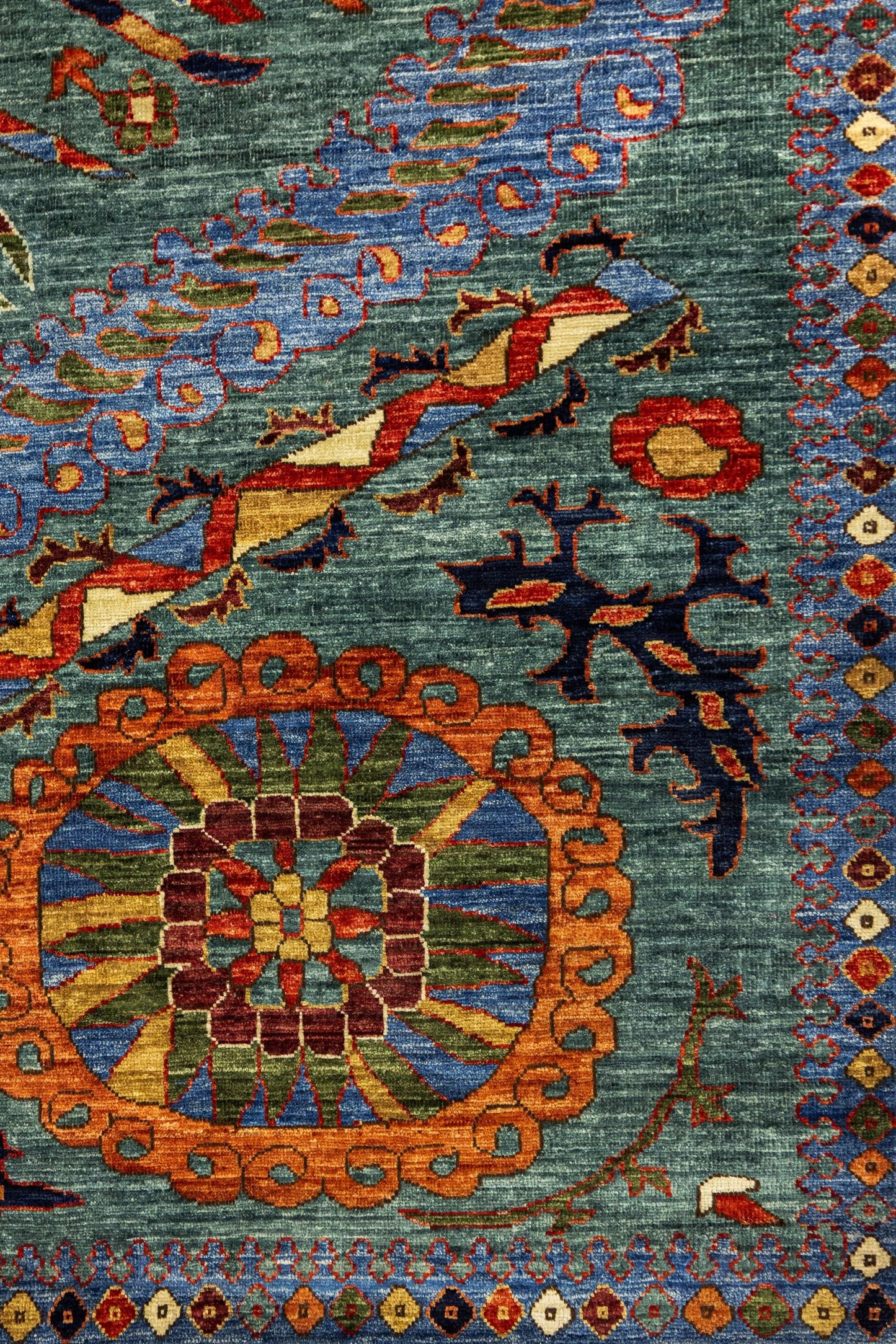 Suzani Handwoven Tribal Rug, J86020