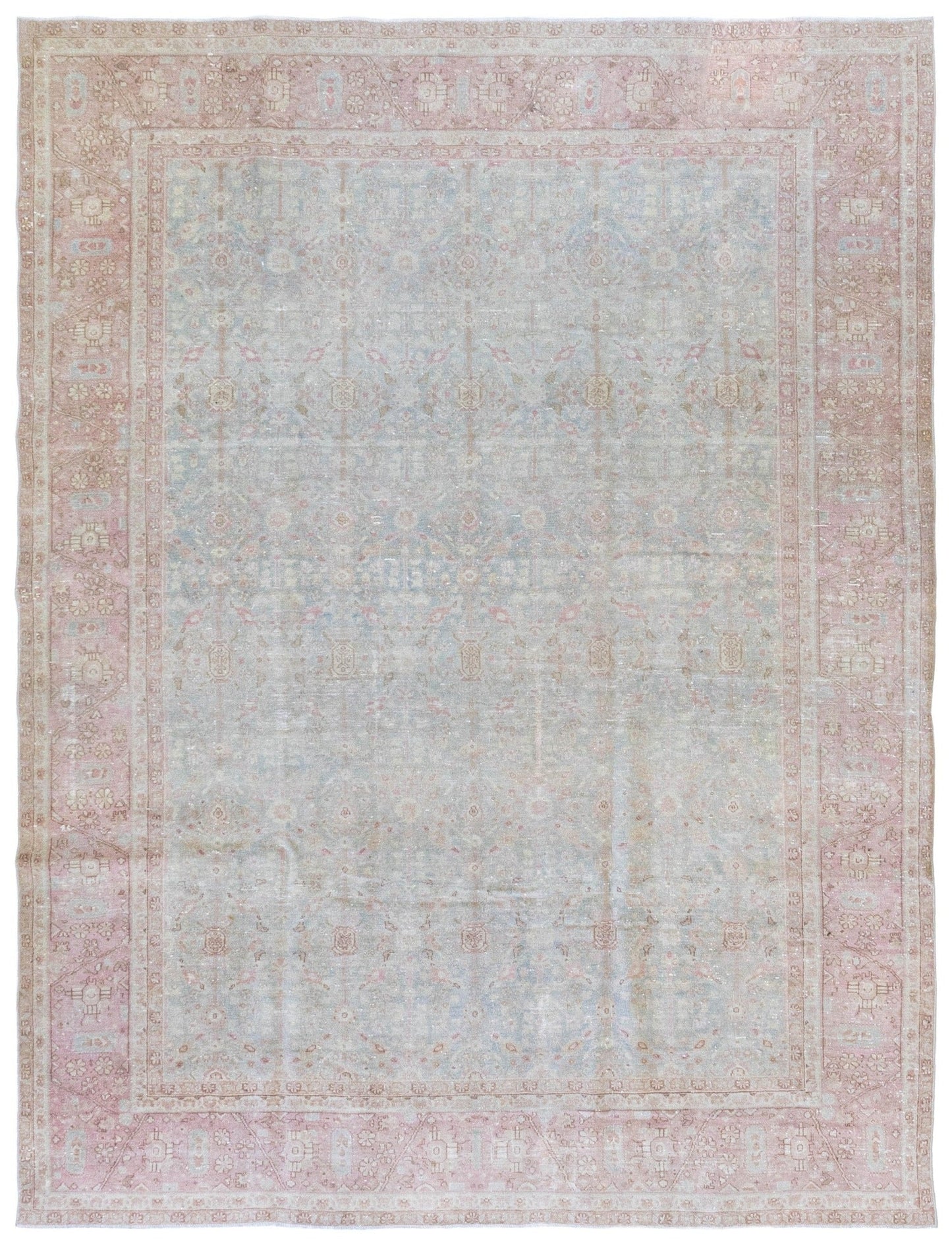 Vintage Tabriz Handwoven Tribal Rug
