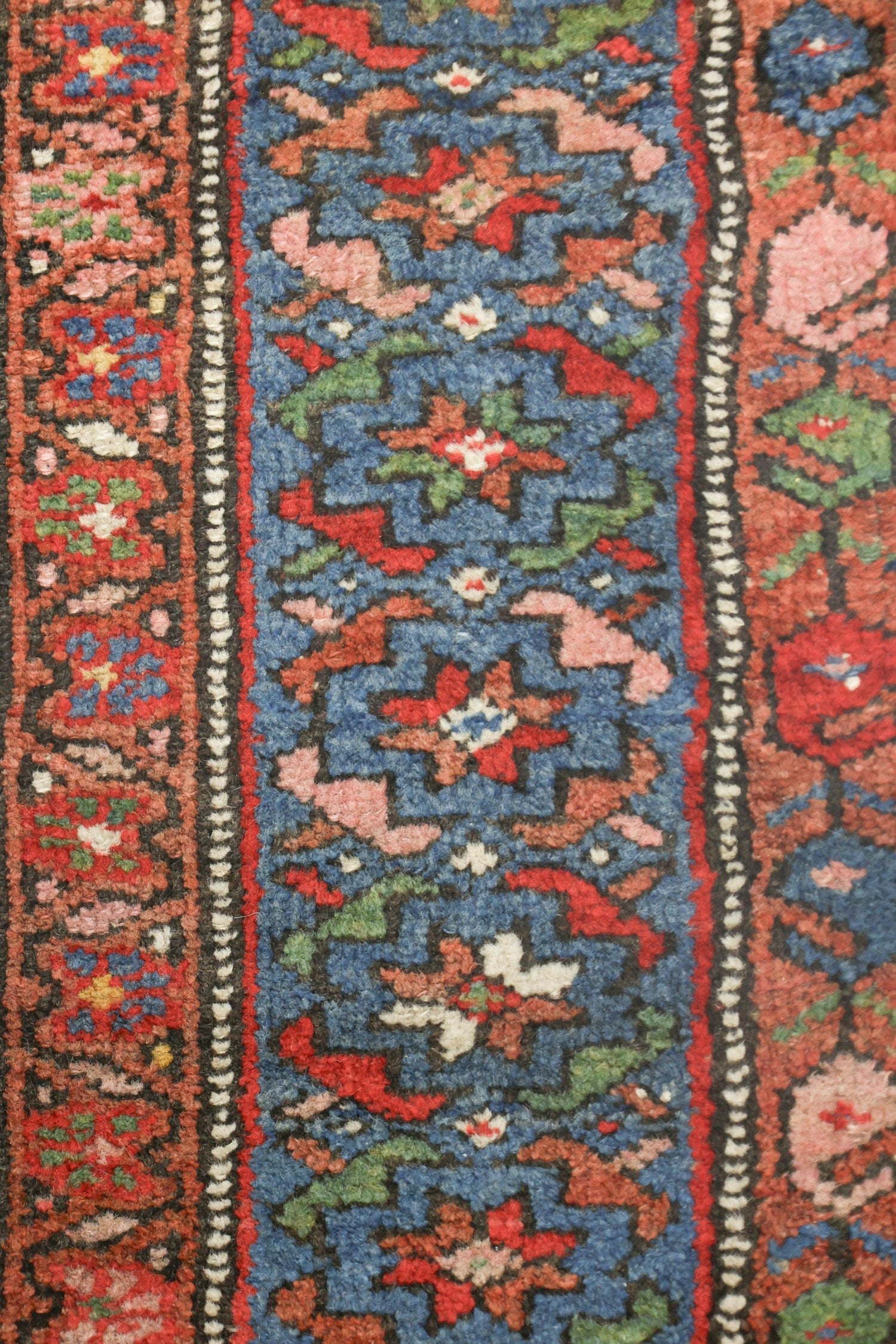 Vintage Tafresh Handwoven Tribal Rug, J70663