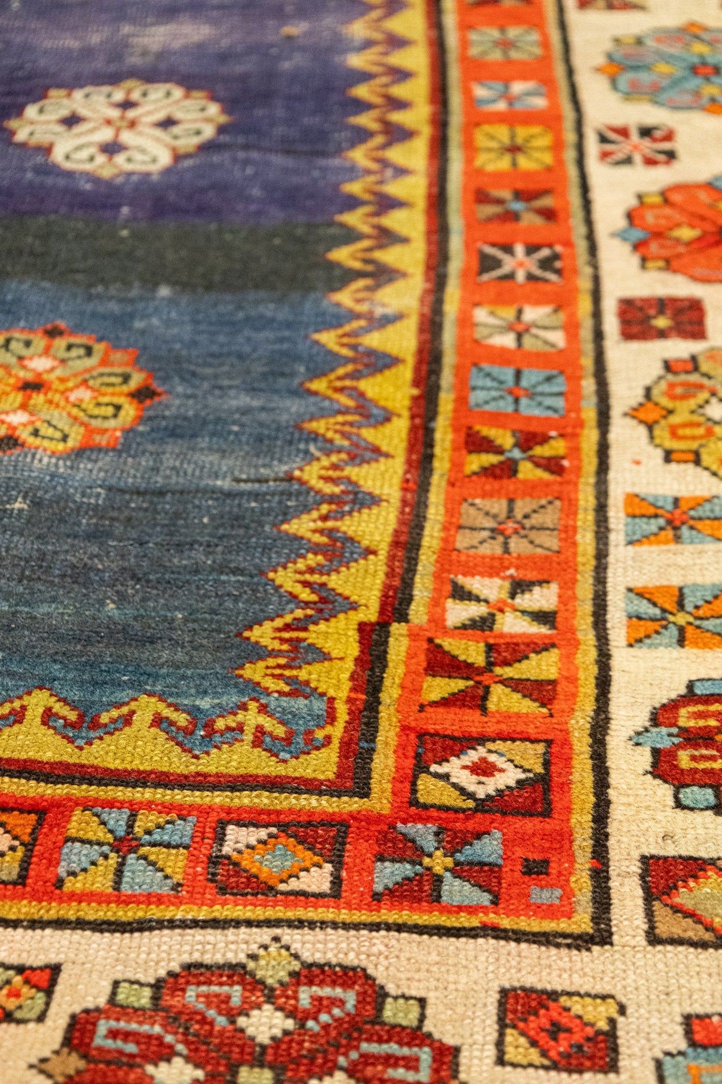 Vintage Talish Handwoven Tribal Rug, J87191