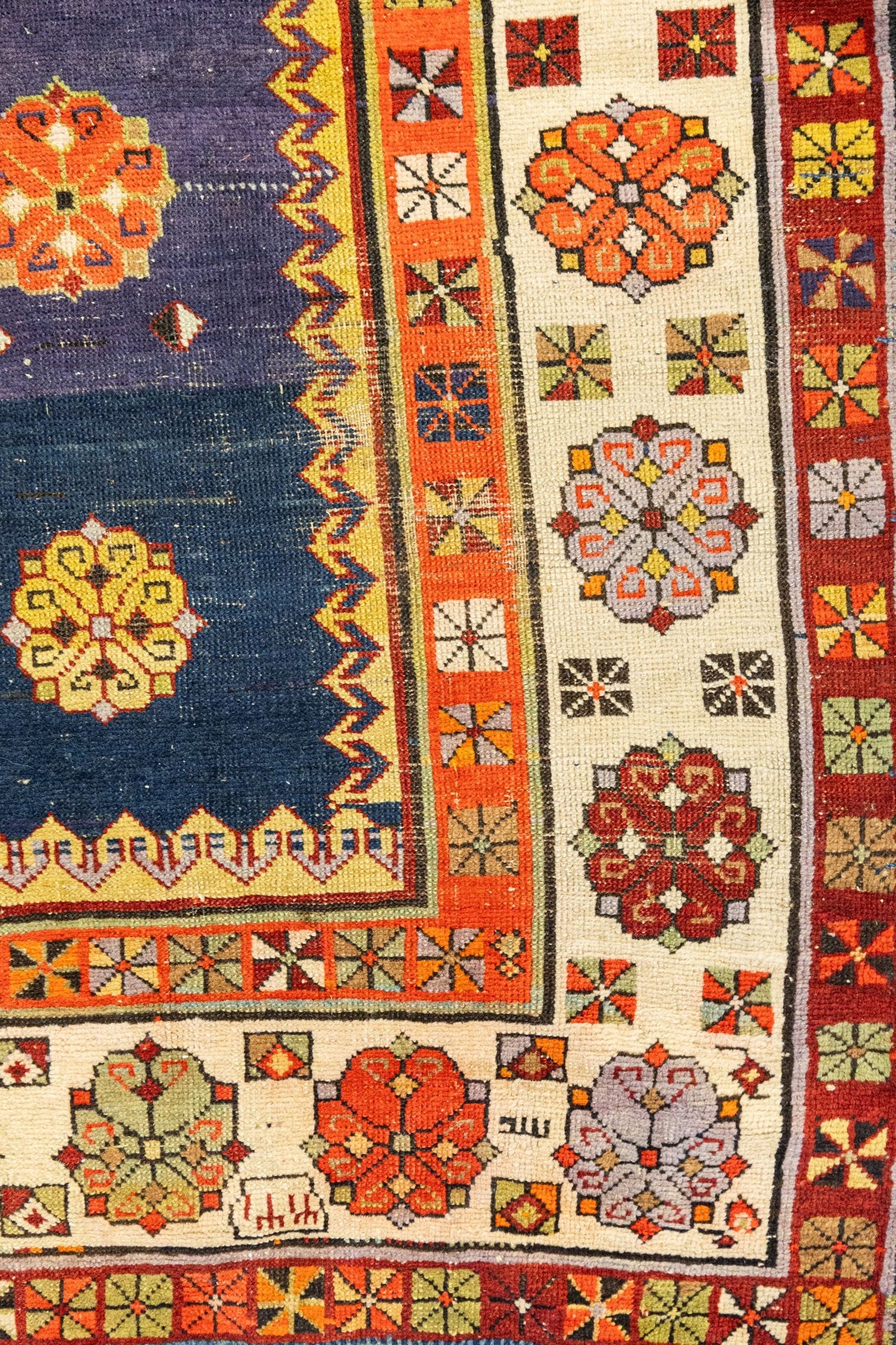 Vintage Talish Handwoven Tribal Rug, J87191