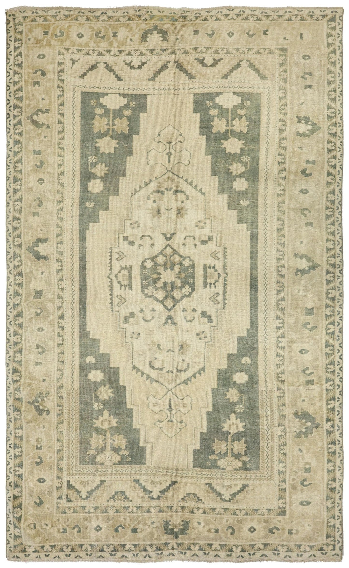 Vintage Taspinar Handwoven Tribal Rug