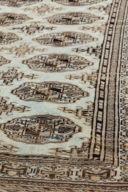 Vintage Tekke Handwoven Tribal Rug, J79388