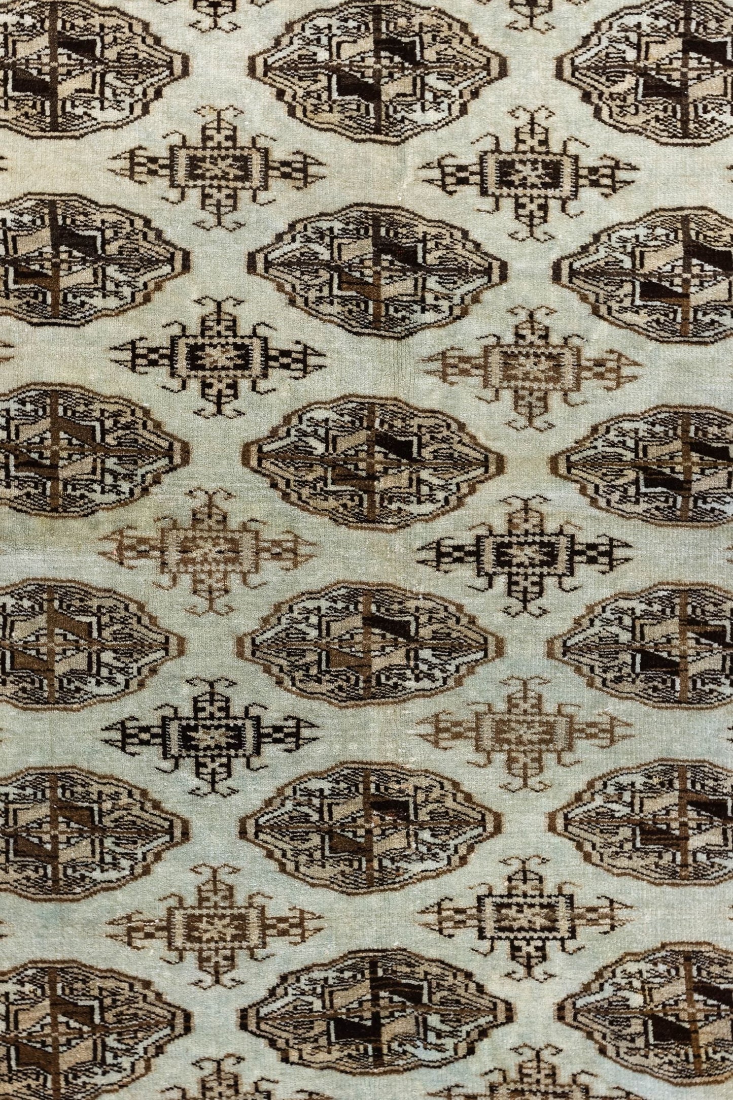 Vintage Tekke Handwoven Tribal Rug, J79388