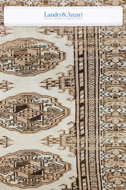 Vintage Tekke Handwoven Tribal Rug, J79388