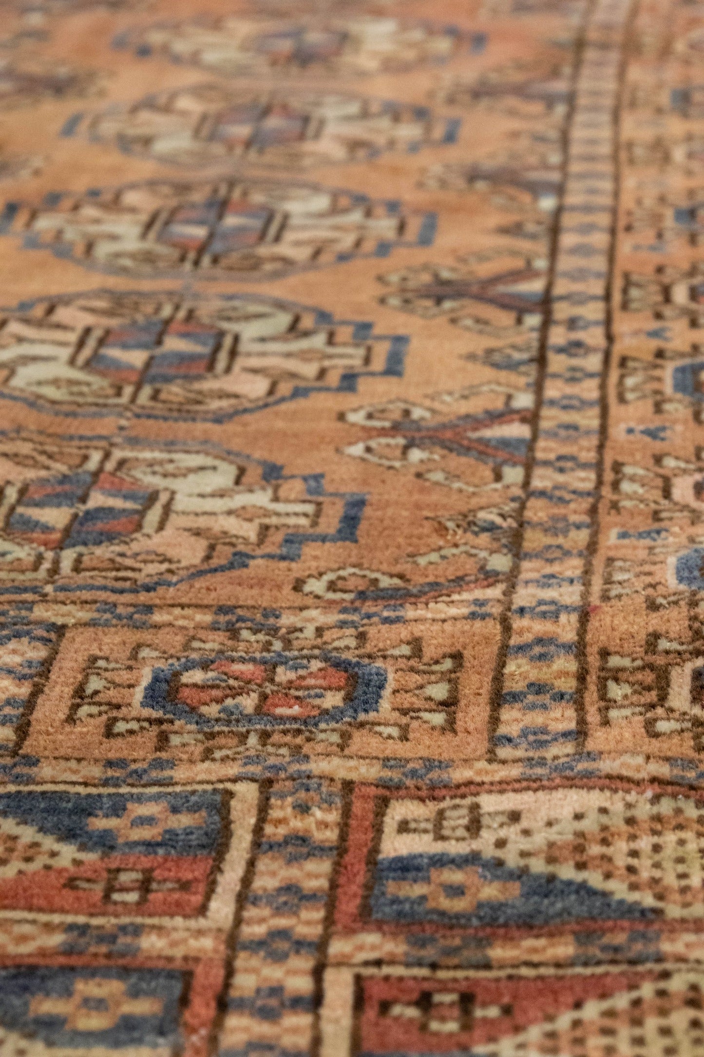 Vintage Tekke Handwoven Tribal Rug, J86260