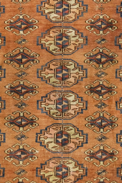 Vintage Tekke Handwoven Tribal Rug, J86260