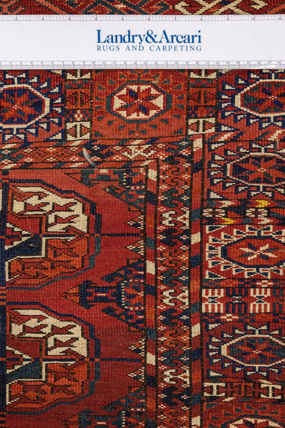 Antique Tekke Handwoven Tribal Rug, J87319