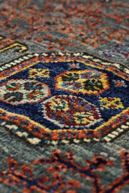 Tree Kazak Handwoven Tribal Rug, J81379