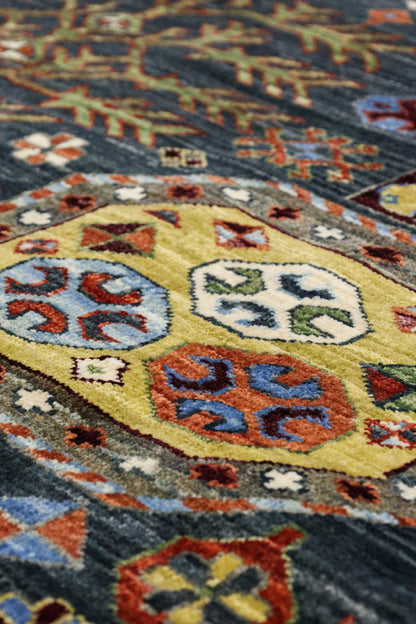 Tree Kazak Handwoven Tribal Rug, J81391