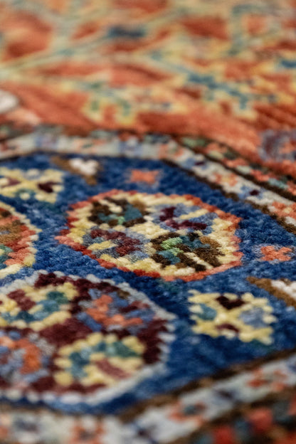 Tree Kazak Handwoven Tribal Rug, J89311