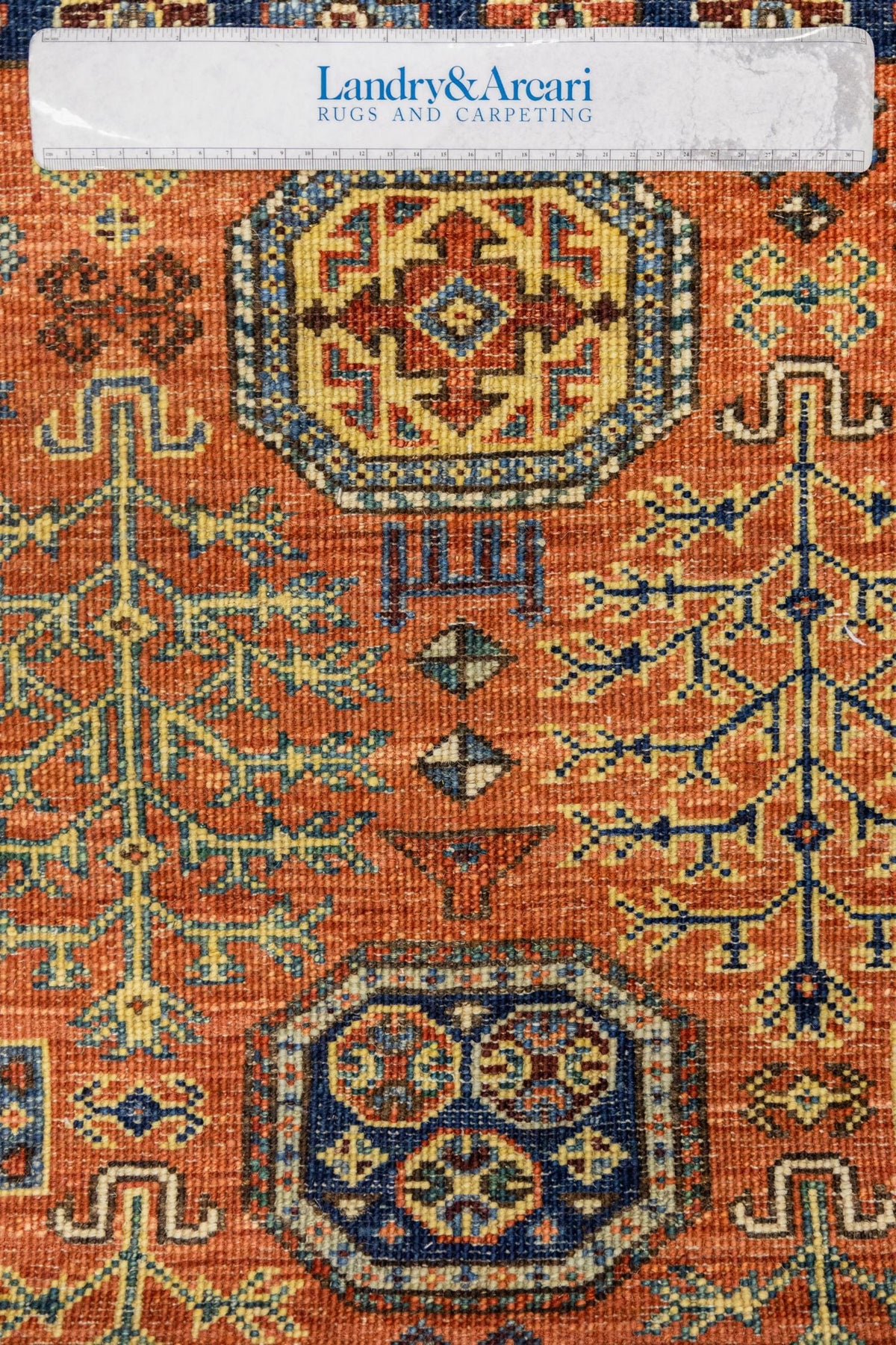 Tree Kazak Handwoven Tribal Rug, J89311